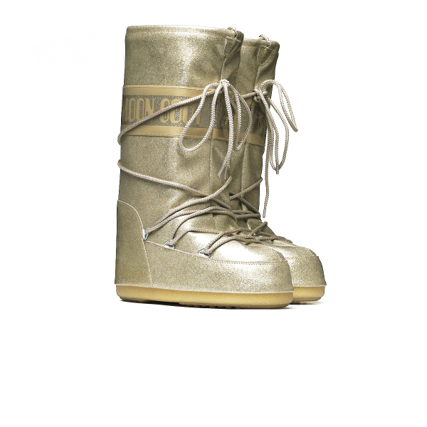 MOON BOOT ICON GLITTER GOLD 80D1402850B002