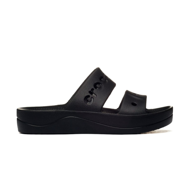 Crocs Baya Platform Sandal Black 208188-001 2
