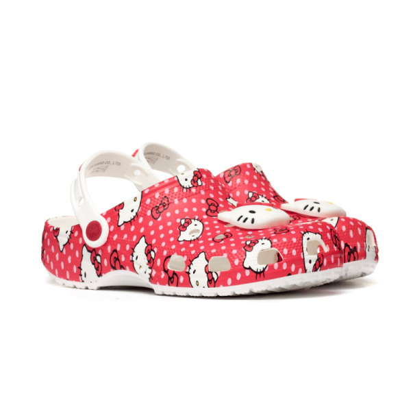Crocs HELLO KITTY RED CLASSIC CLOG KID  210576-90H