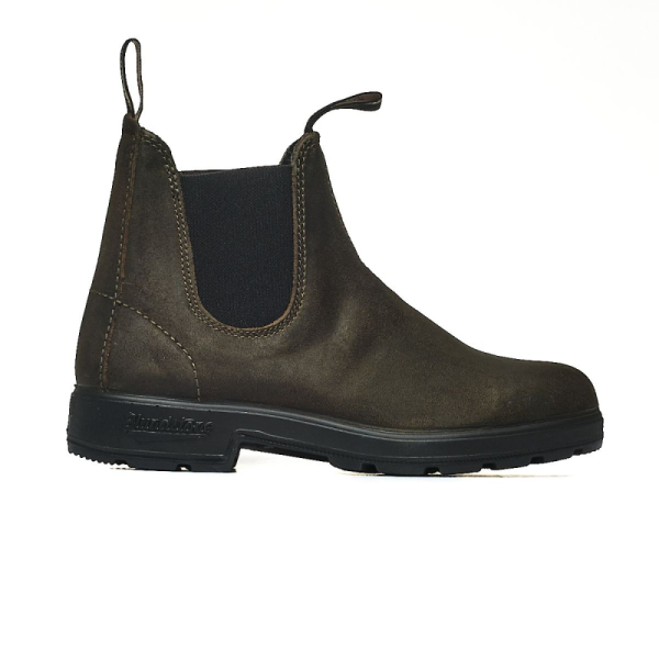 Blundstone dark olive suede leather 1615 2