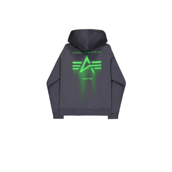 Alpha Industrie Spray Print Hoodie Hoodies 266336- 2