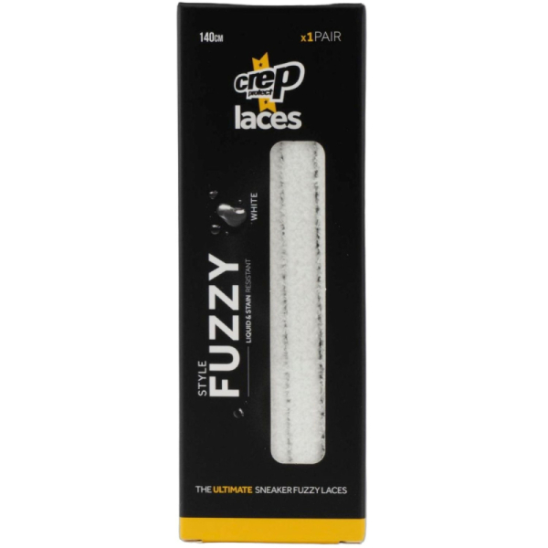 Crep Laces - White Fuzzy CP027 NS