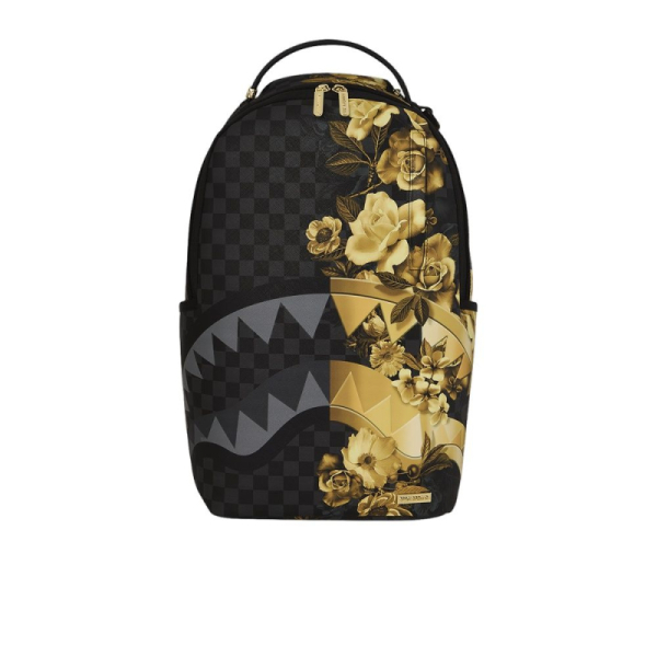 SPRAYGROUND GOLD FLORAL REMIX BACKPACK 910B8683NSZ