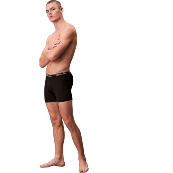 Calvin Klein Microfiber Stretch 3-Pack Boxer Brief LV00NB4410-UB1 2