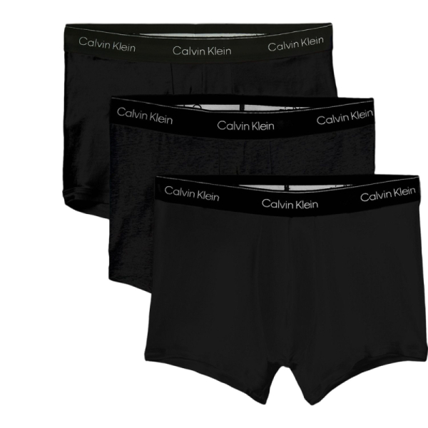 Calvin Klein 3 Pack Trunks - Icon Cotton Stretch LV00NB4392-TM6