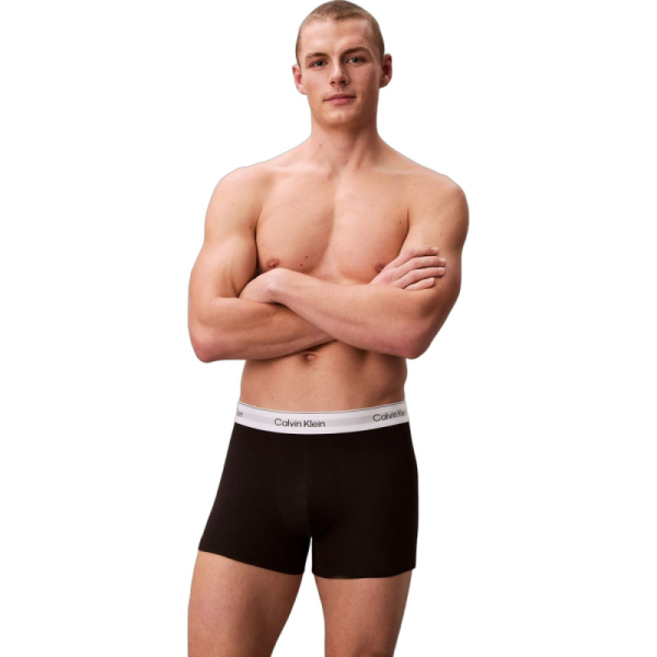 Calvin Klein 3 Pack Trunks - Icon Cotton Stretch LV00NB4392-UB1 2