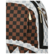 Sprayground CREAM BROWN TEAR CHECK BP 910B8290NSZ