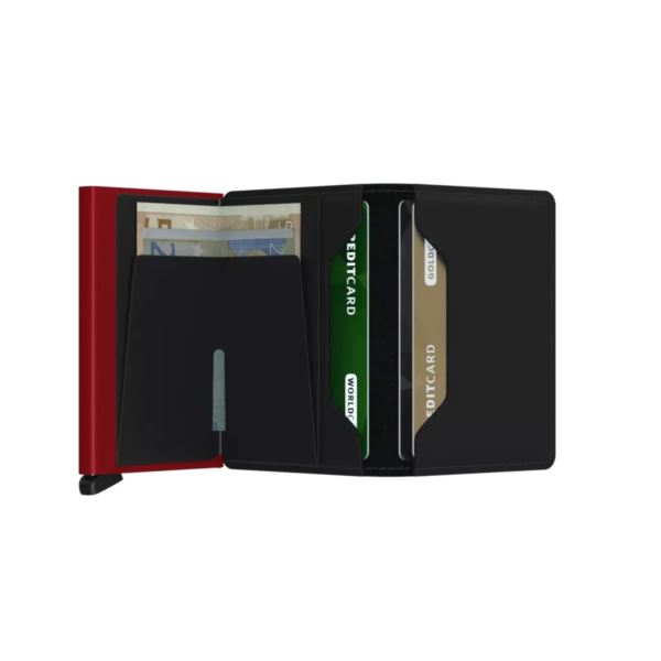 Secrid Slimwallet Matte Black & Red SM-Black&Red 2