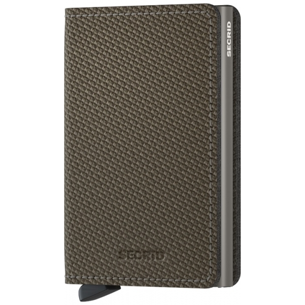Secrid Slimwallet Carbon Khaki SCA-KHAKI 2