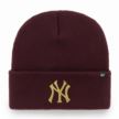 47 Brand NEW YORK YANKEES DARK MAROON