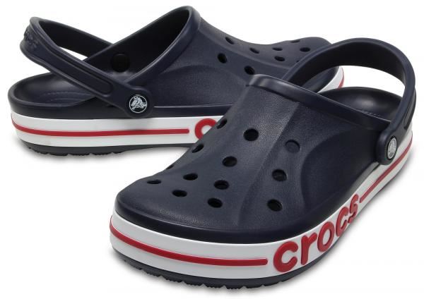 靴・ブーツ・サンダルその他 Crocs Baya Band Clog Navy 205089-4CC Crocs Bayaband Clog 205089-4CC
