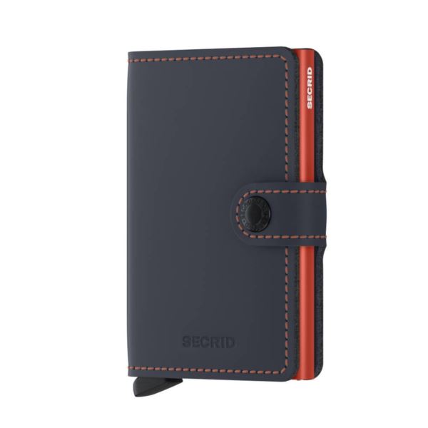 Secrid Miniwallet Matte Nightblue & Orange MM-Nigh