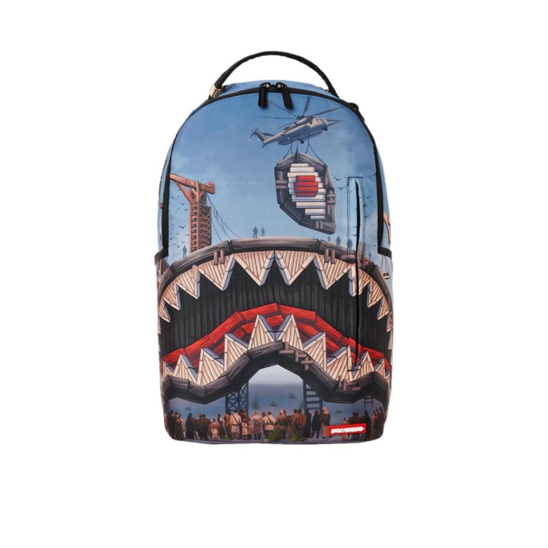 SprayGround - DBD Was Here Weird Shark Back Pack