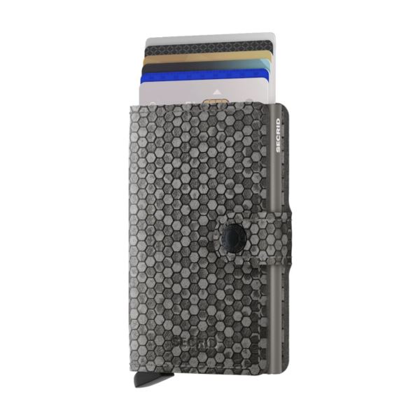 Secrid Miniwallet Hexagon Grey 2