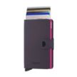 Secrid Miniwallet Matte Dark Purple-Fuchsia