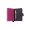 Secrid Miniwallet Matte Dark Purple-Fuchsia