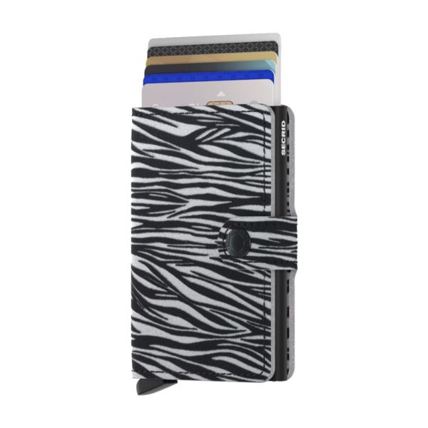 Secrid Miniwallet Zebra Light Grey 2