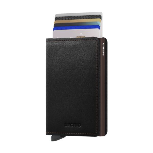 Secrid Slimwallet Original Black-Brown 2