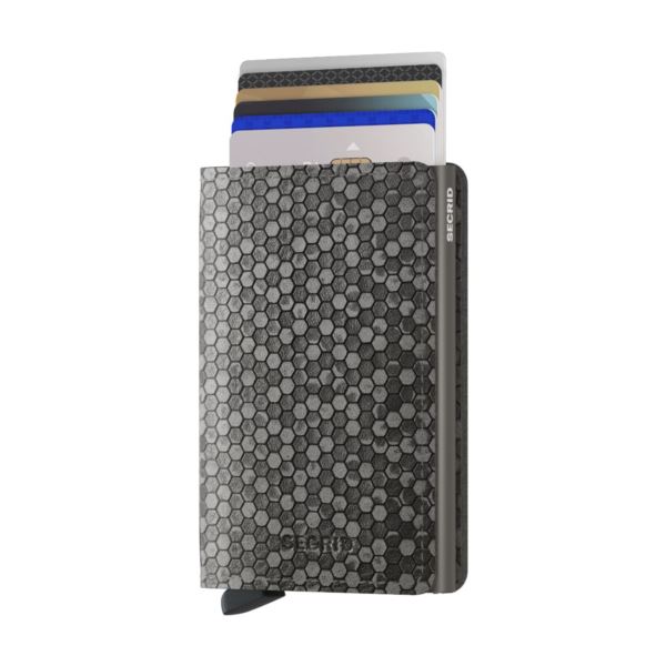 Secrid Slimwallet Hexagon Grey 2