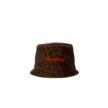 SPRAYGROUND BROWN CHECK BUCKET CAP