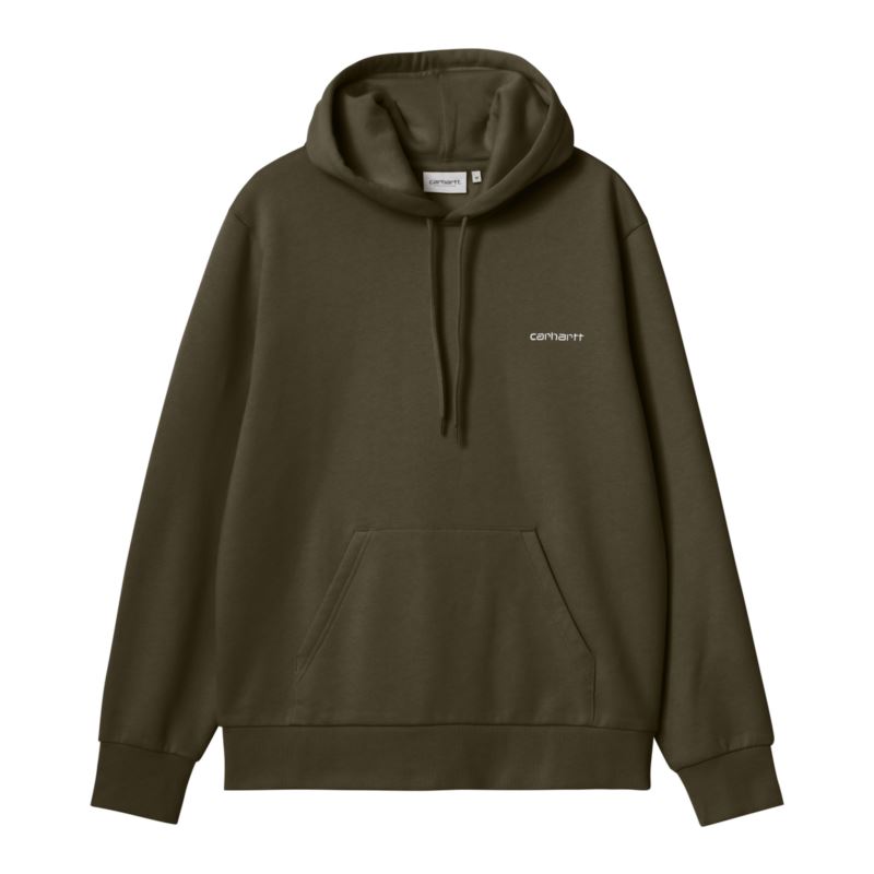 Carhartt WIP Hooded Script Sweatshirt I033658-00X