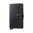 Secrid Miniwallet Matte Black & Ochre
