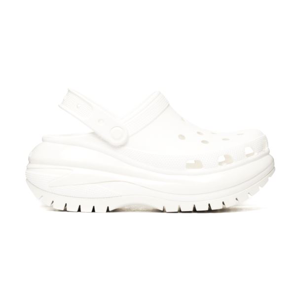 Crocs Classic Mega Crush Clog White 207988-100 2