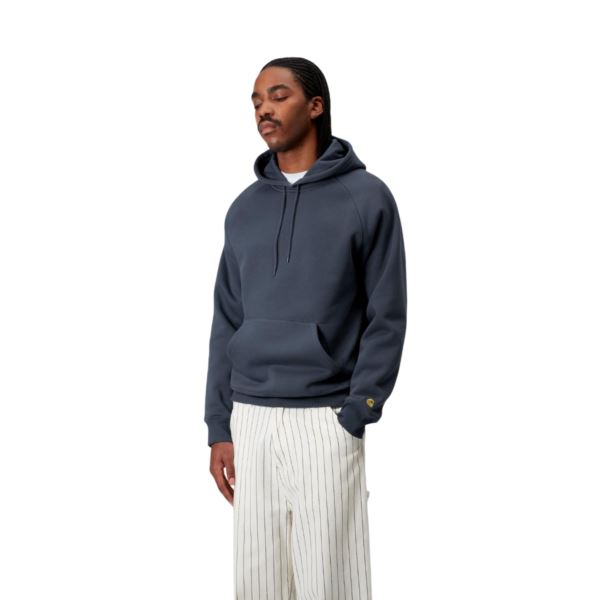 boxy heavyweight hoodie - Black | Weekday DK