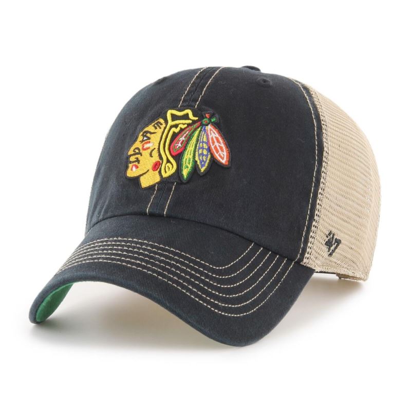 47 Brand CHICAGO BLACKHAWKS BLACK TRAWLER