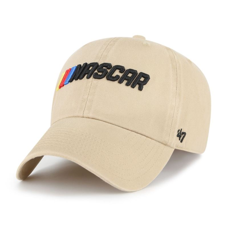 47 Brand NASCAR-NASCAR LOGO KHAKI 47 CLEAN UP