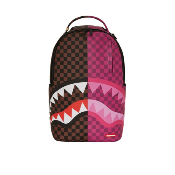 Sprayground SPLIT SIP PINK CHECK DLXSV 910B6286NSZ