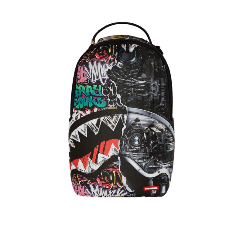 Sprayground SPLIT CYBERSHARK DLXSV 910B7126NSZ