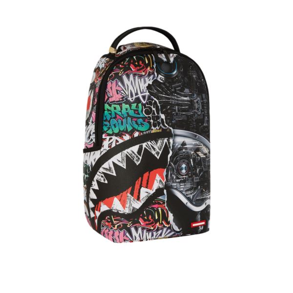 Sprayground SPLIT CYBERSHARK DLXSV 910B7126NSZ 2