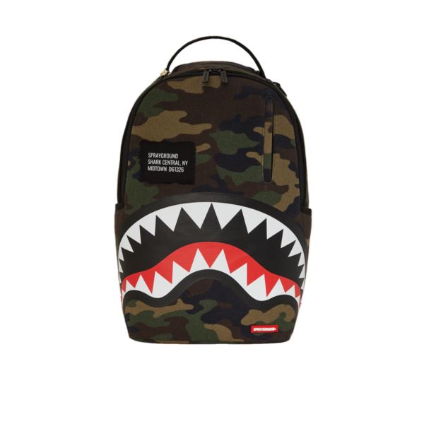Sprayground SHARK CENTRAL CAMO DLXS 910B7163NSZ
