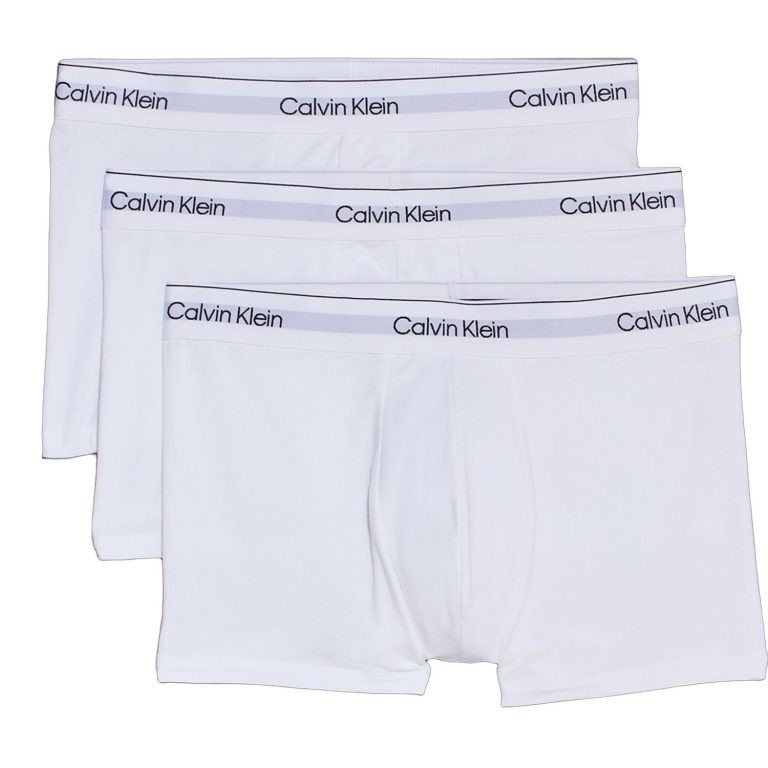 Calvin Klein 3 Pack Trunks - Icon Cotton Stretch LV00NB4392-100