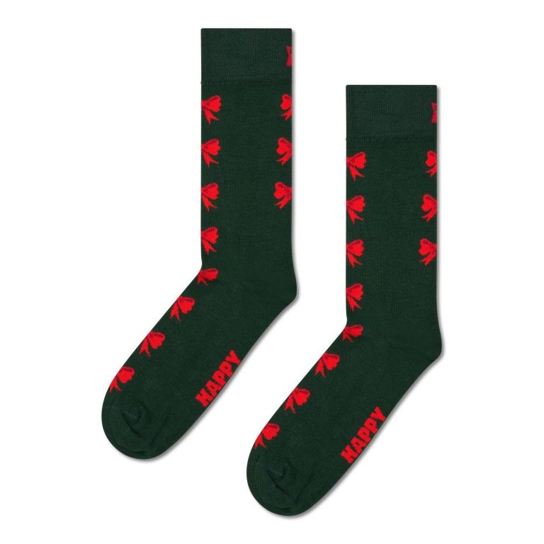 HAPPY SOCKS 2-Pack Knit And Bow P003377
