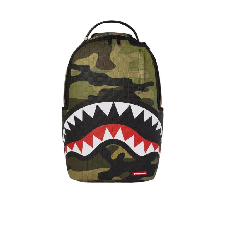 WOODLAND CAMO CHECK BACKPACK 910B7654NSZ