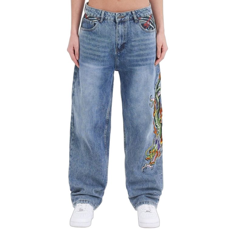 Ed Hardy WOMENS CRAWLING DRAGON RELAXED ED2716