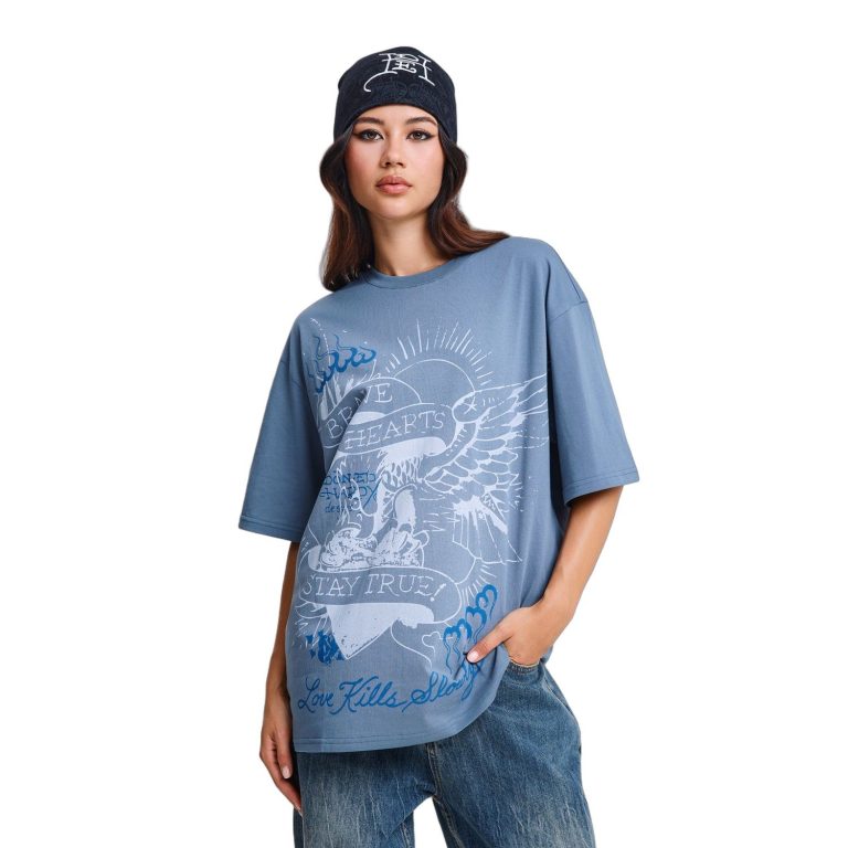 Ed Hardy WOMENS BRAVE HEARTS STAY TRUE ED6024