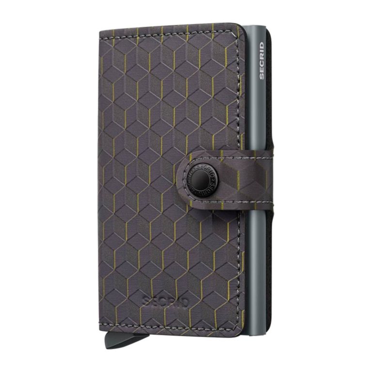 Secrid Miniwallet Optical Grey Yellow