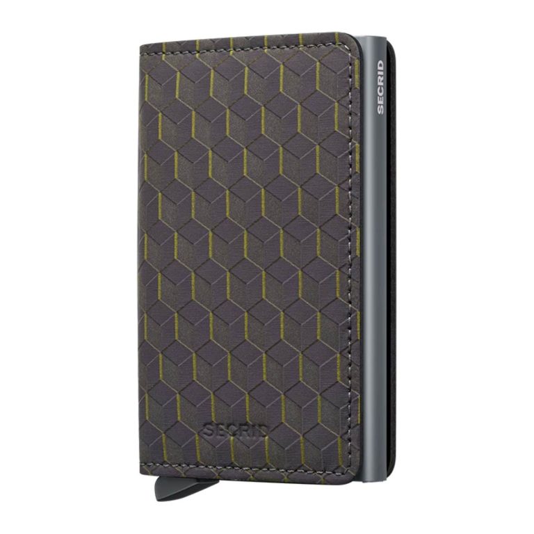 Secrid Slimwallet Optical Grey Yellow