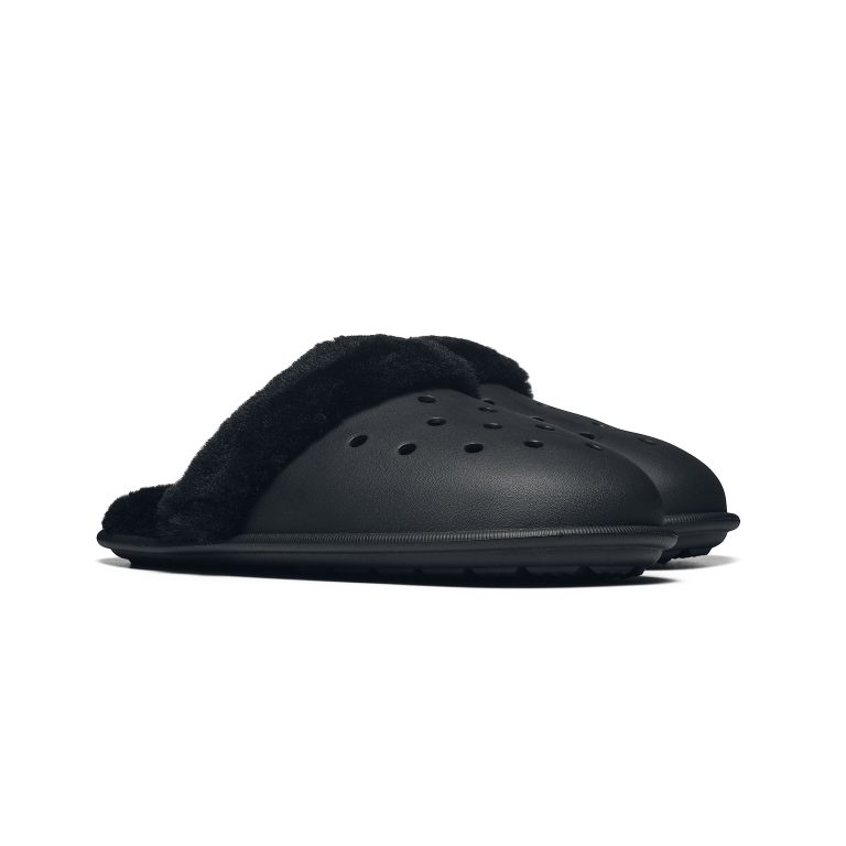 Crocs CLASSIC FUZZ SCUFF SLIPPER 212143-001
