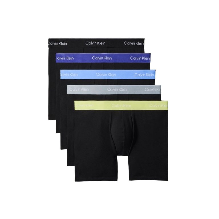Calvin Klein 5 Pack Boxer Briefs - Icon Cotton Stretch